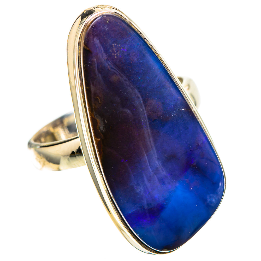 Boulder Opal Ring Size 8 (925 Sterling Silver) RING137952