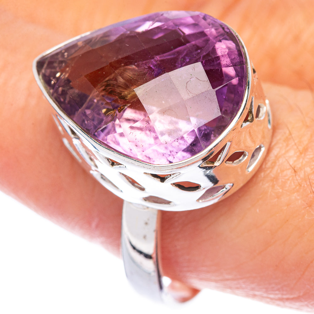 Faceted Ametrine Ring Size 9.75 (925 Sterling Silver) R144758