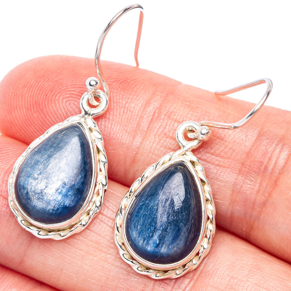Kyanite Earrings 1 3/8" (925 Sterling Silver) E433346