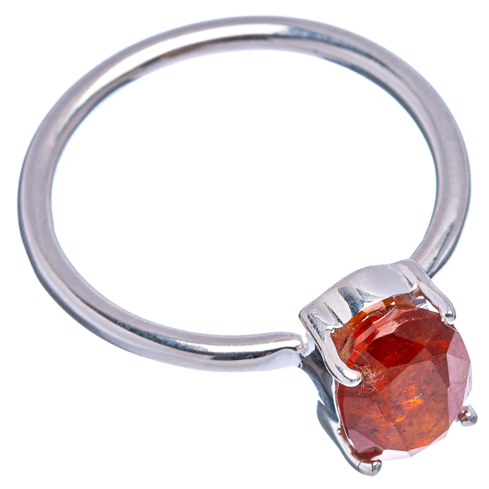 Orange Kyanite Ring Size 6.75 (.925 Sterling Silver)