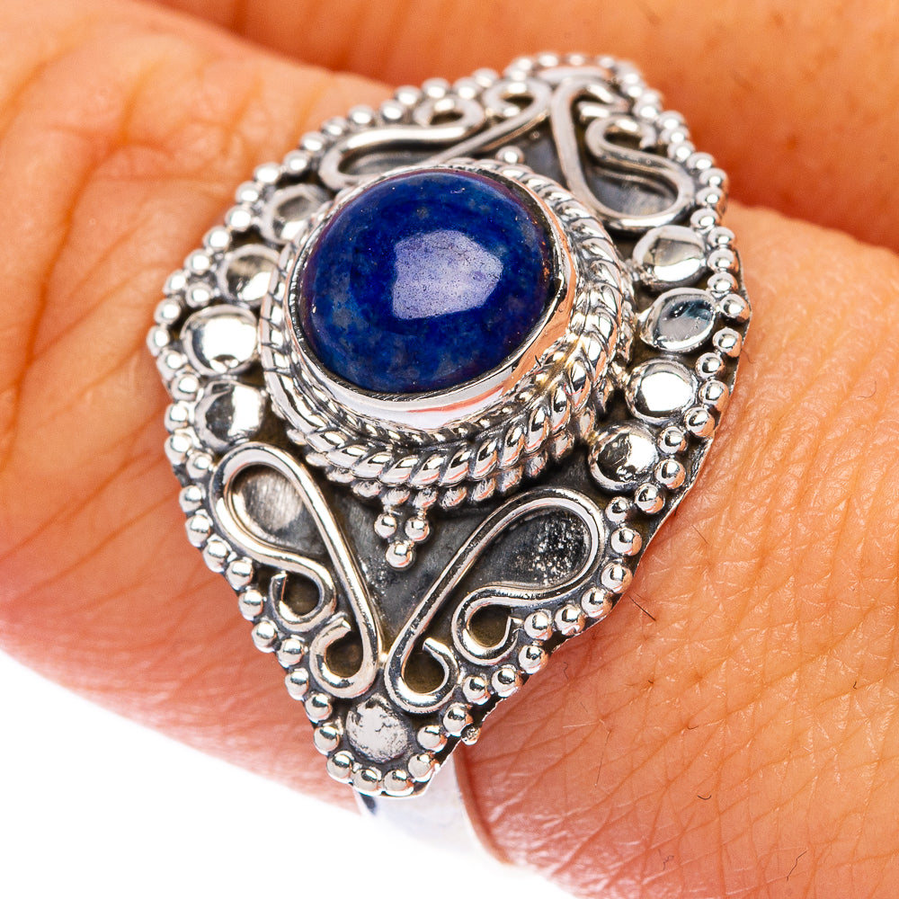 Lapis Lazuli Ring Size 9 (925 Sterling Silver) R146049