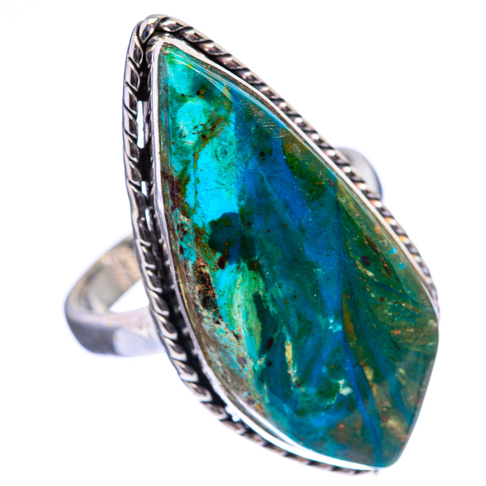 Large Peruvian Opal Ring Size 8.25 (925 Sterling Silver) R142869