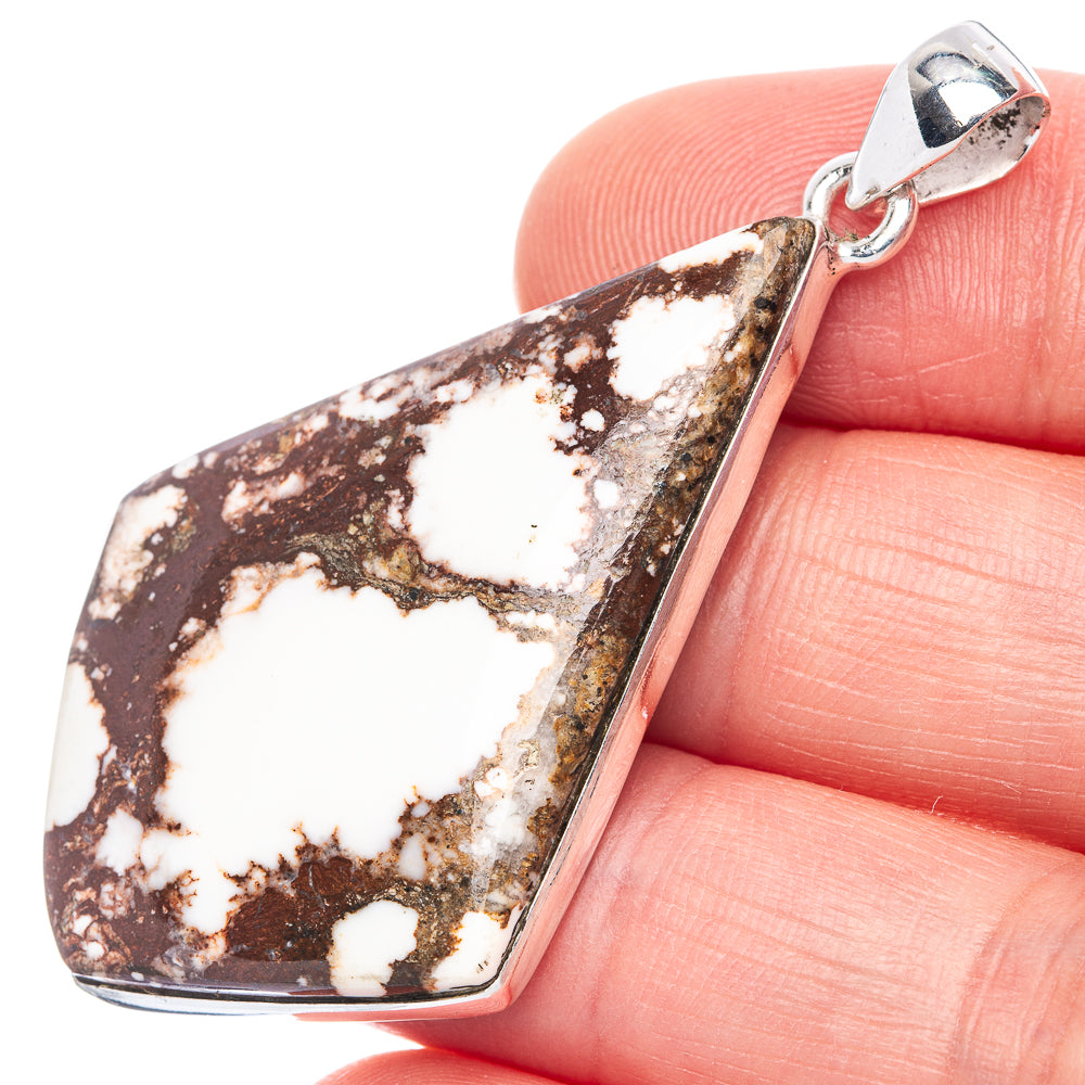 Wild Horse Jasper Pendant 2 1/8" (925 Sterling Silver) P42148