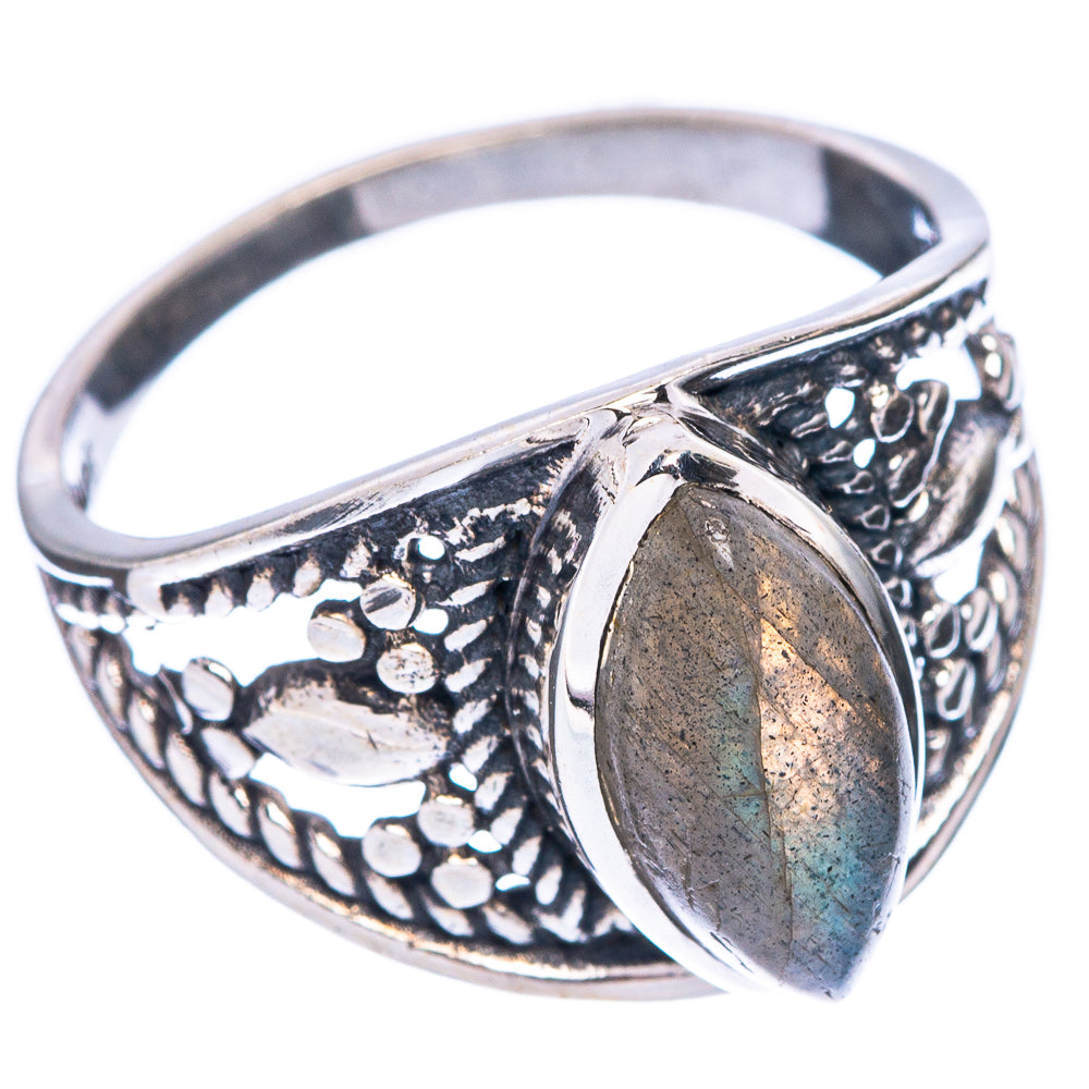 Labradorite Dainty Ring Size 7.5 (925 Sterling Silver) R5962
