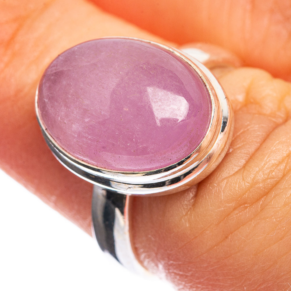 Kunzite 925 Sterling Silver Ring Size 6.25