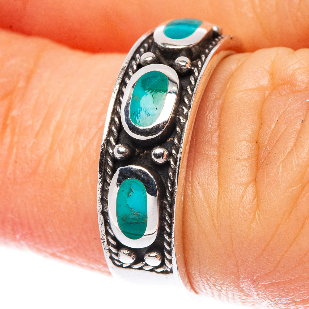 Rare Arizona Turquoise Ring Size 5.75 (925 Sterling Silver) R2306