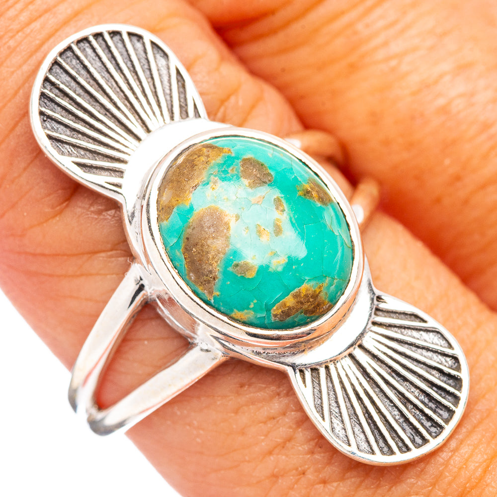 Mojave Turquoise Ring Size 9 (.925 Sterling Silver)