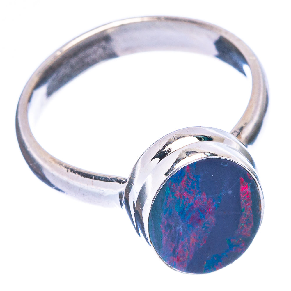 Rare Doublet Opal Ring Size 6.5 (925 Sterling Silver) R146966