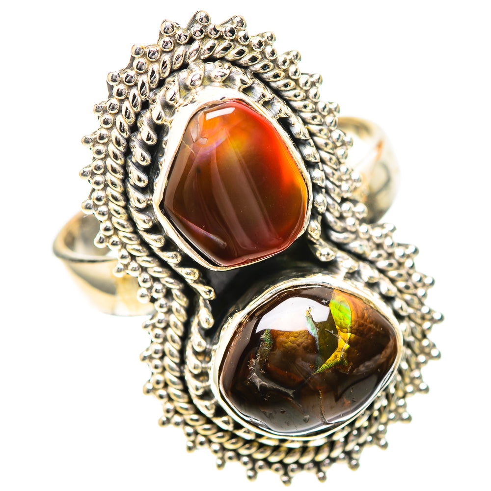 Mexican Fire Agate Ring Size 7 (925 Sterling Silver) RING139742