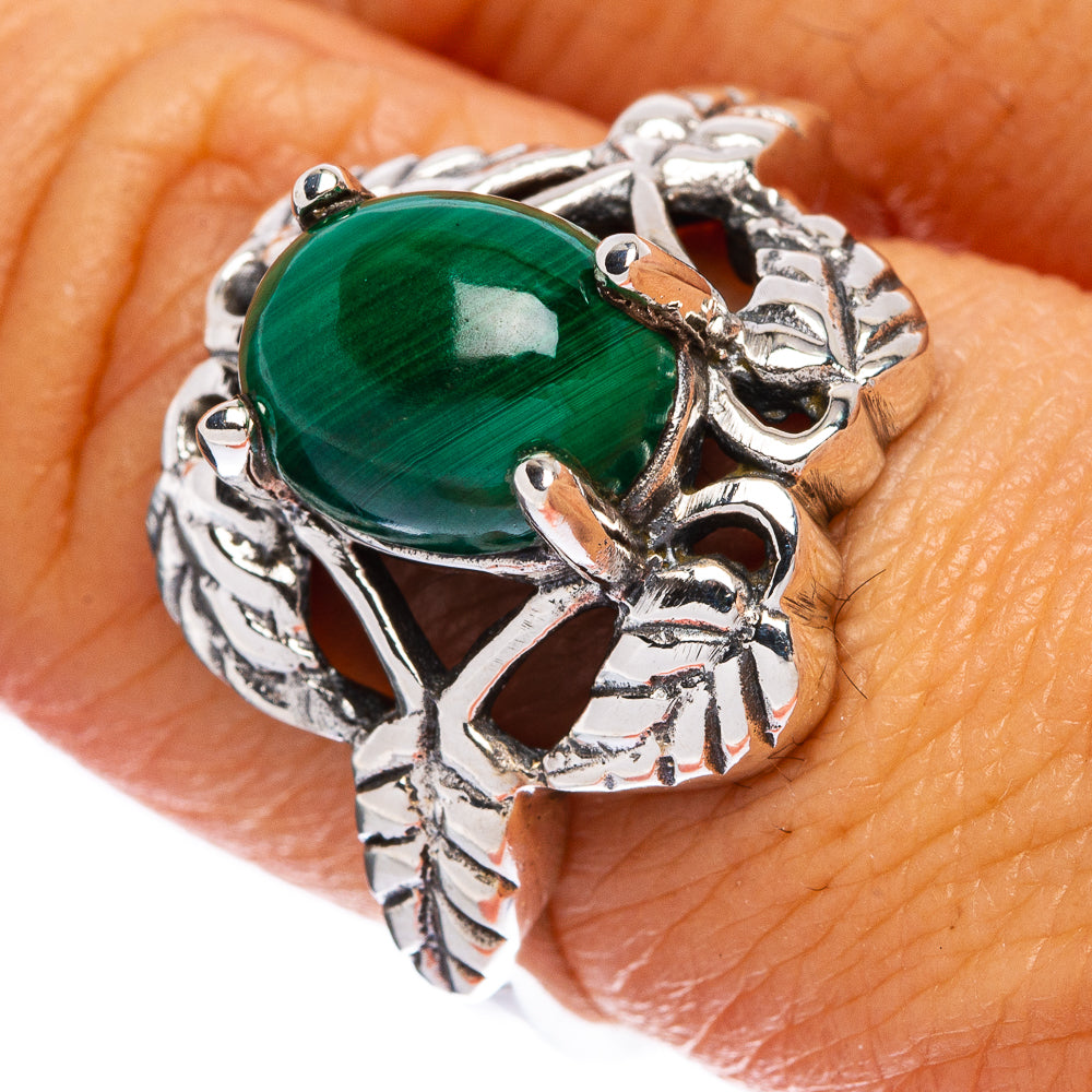 Malachite Ring Size 8 (925 Sterling Silver) R146447