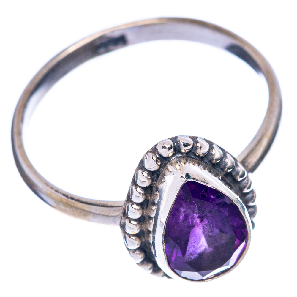 Faceted Amethyst Dainty Ring Size 6 (925 Sterling Silver) R145705