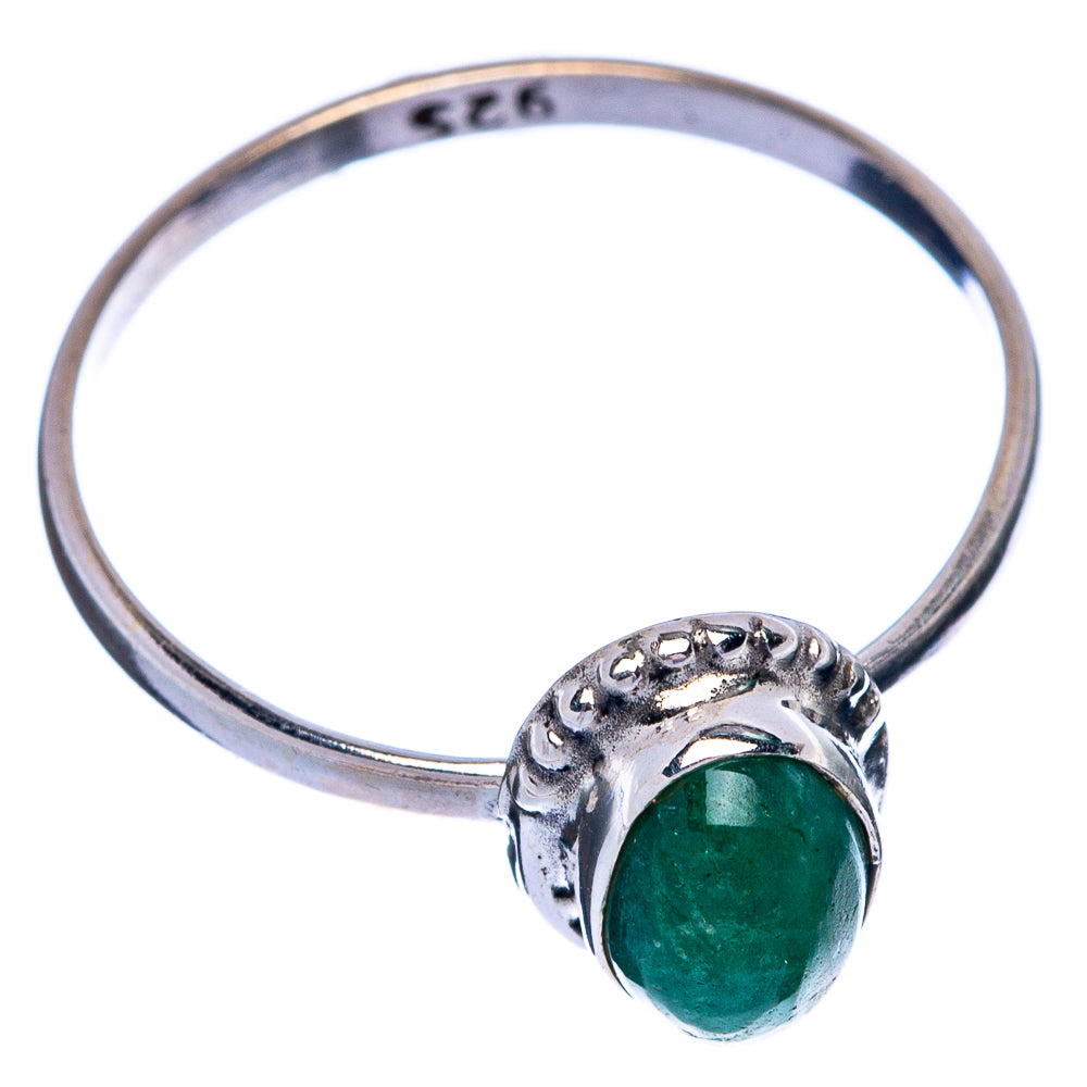 Emerald Dainty Ring Size 8 (925 Sterling Silver) R145377
