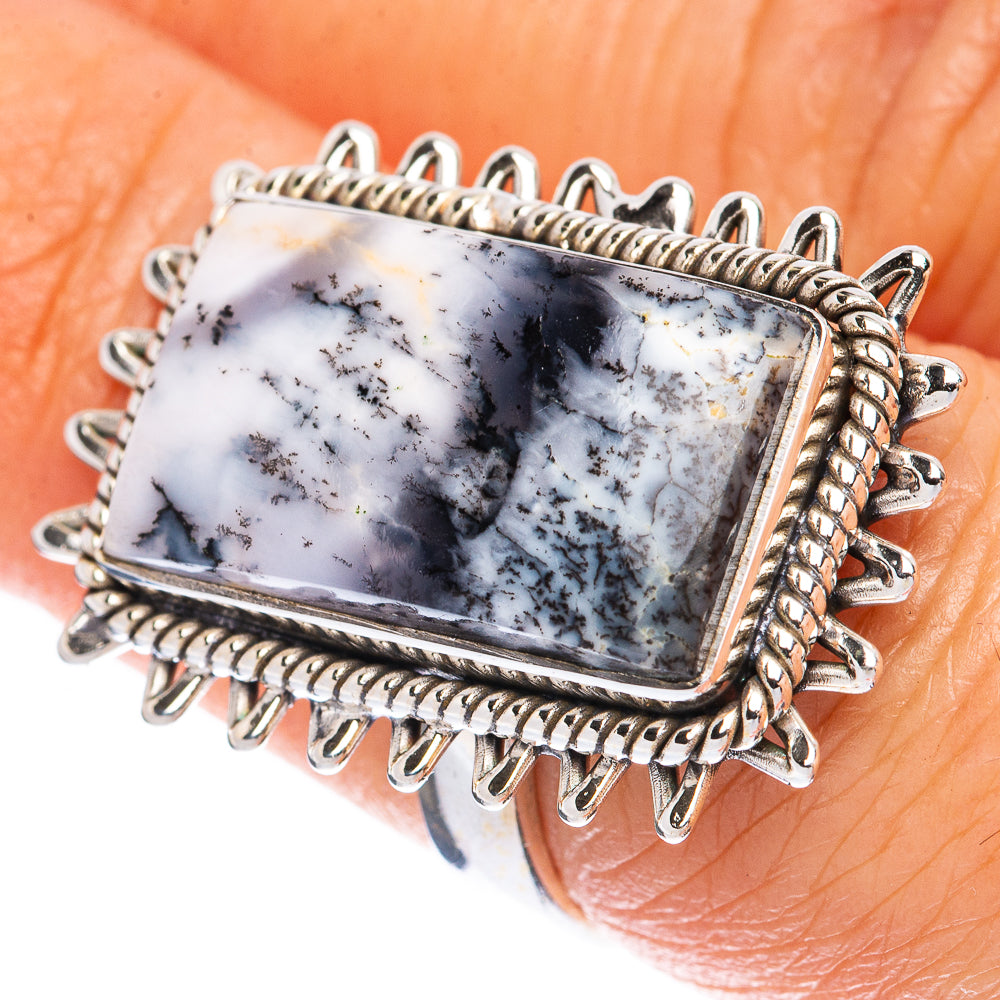 Dendritic Opal Ring Size 7.25 (925 Sterling Silver) R1960