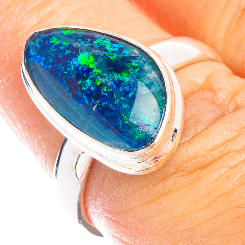 Rare Triplet Opal Ring Size 7 (925 Sterling Silver) R6752
