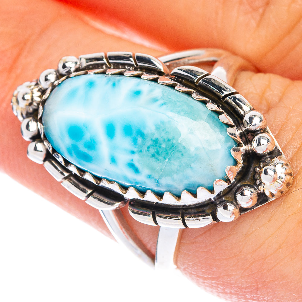 Larimar Ring Size 7 (925 Sterling Silver) R144389