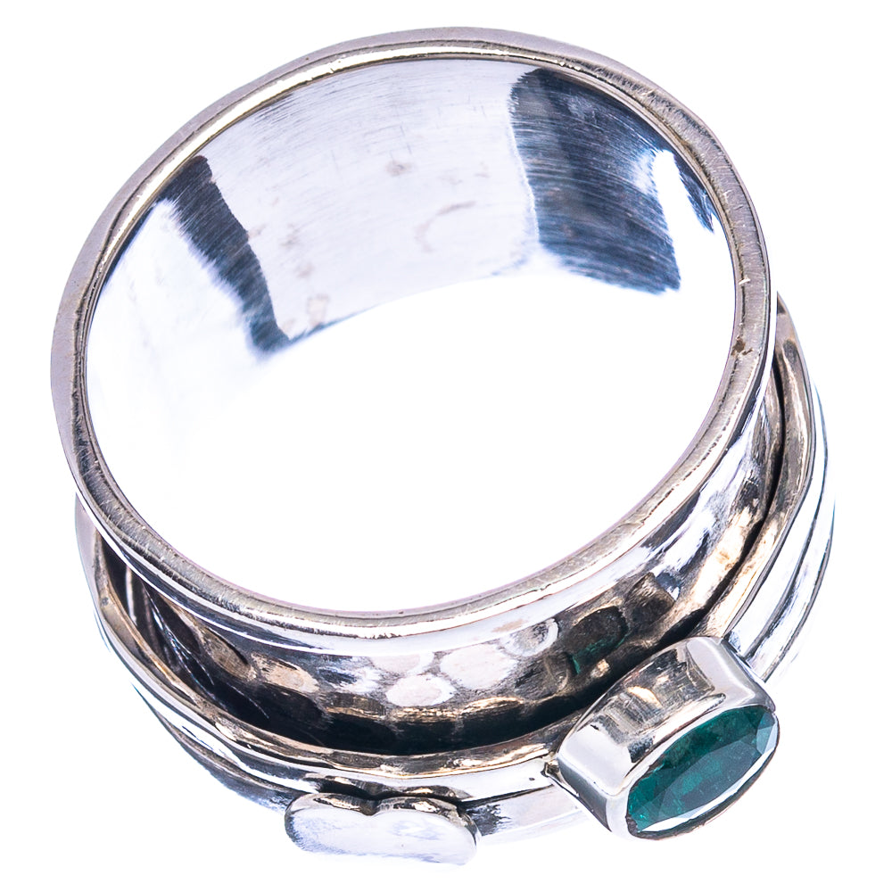 Premium Zambian Emerald Ring Size 10.5 (.925 Sterling Silver)