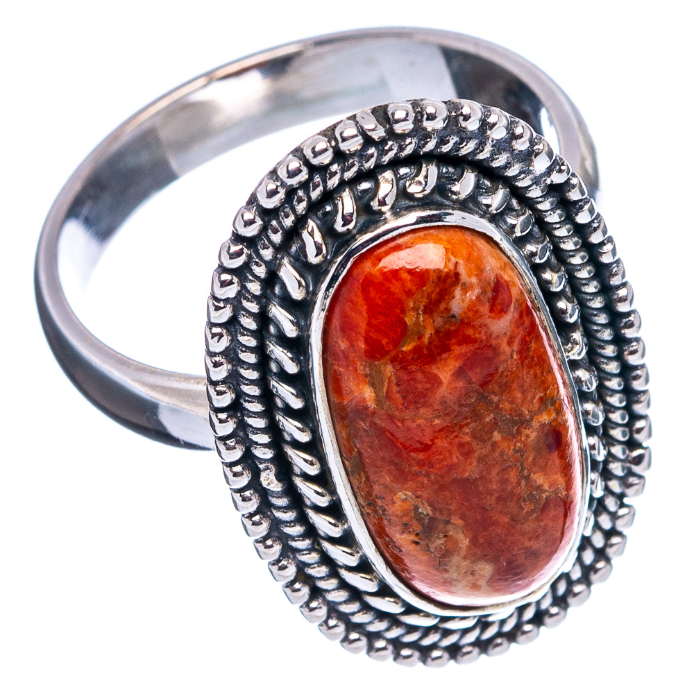 Sponge Coral Ring Size 7.25 (.925 Sterling Silver)