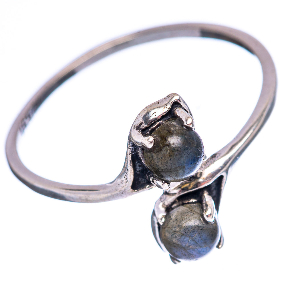 Dainty Labradorite Ring Size 7 (.925 Sterling Silver)