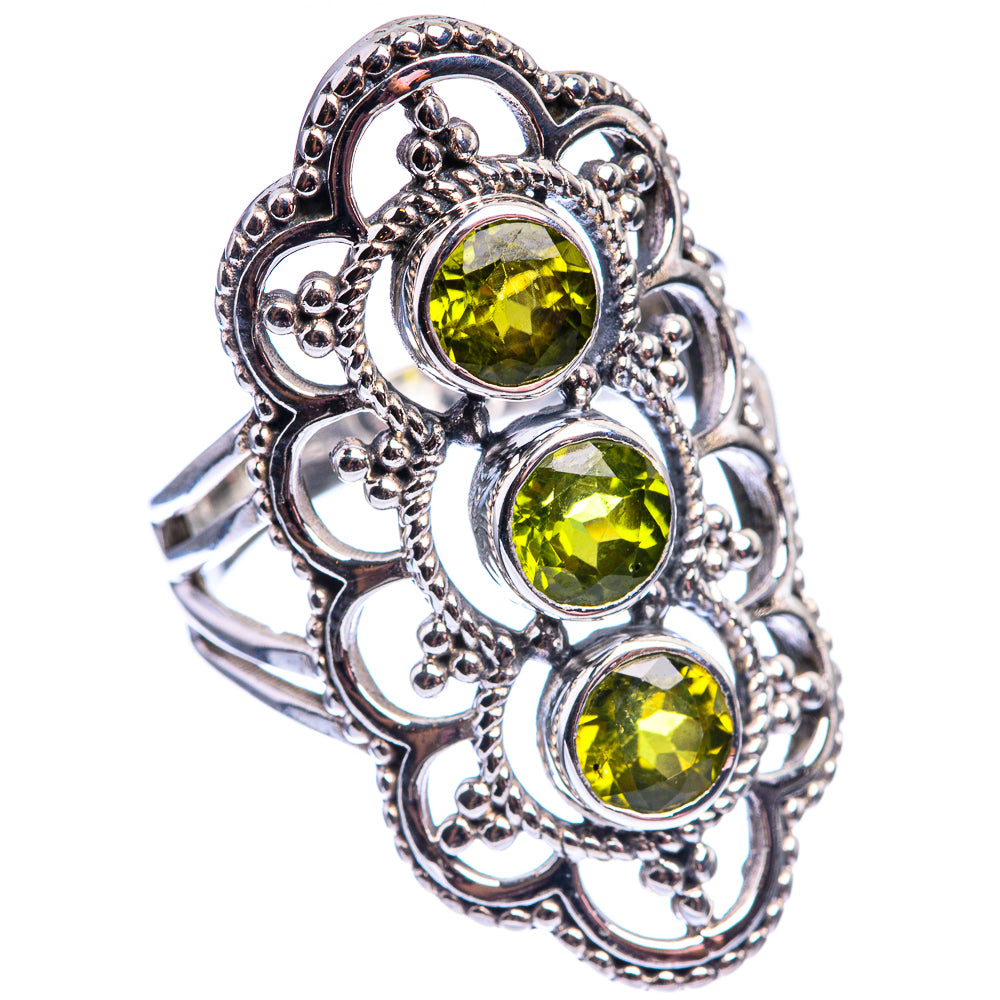 Peridot Ring Size 6.25 (925 Sterling Silver) R141949