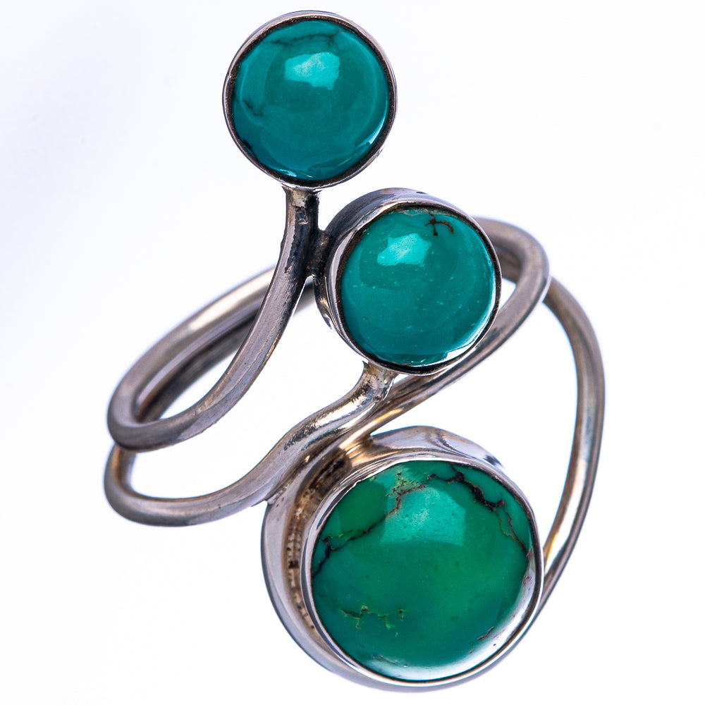 Tibetan Turquoise Ring Size 5 (925 Sterling Silver) R146512