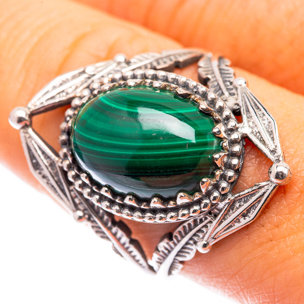 Malachite Ring Size 9.25 (925 Sterling Silver) R140882
