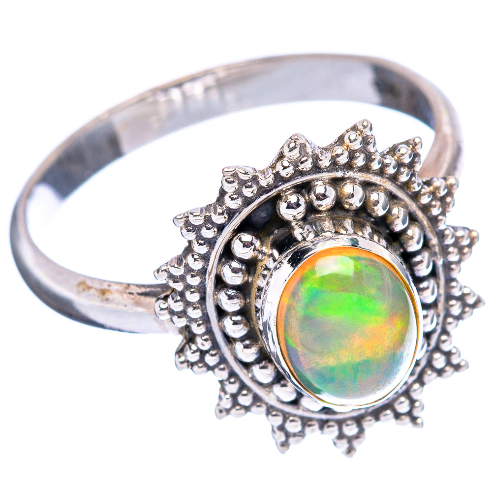 Rare Ethiopian Opal Ring Size 8.5 (.925 Sterling Silver)