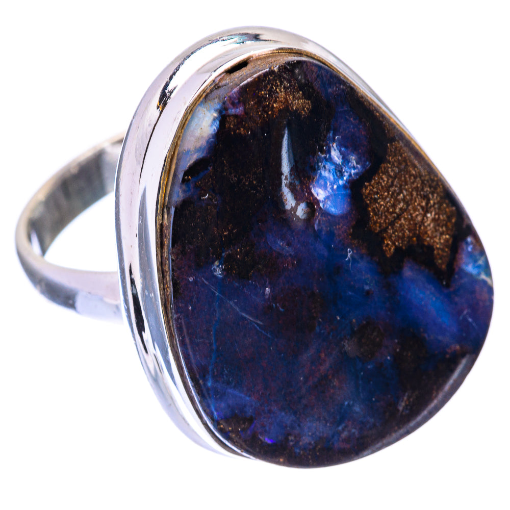 Large Boulder Opal Ring Size 9.5 (925 Sterling Silver) R141185