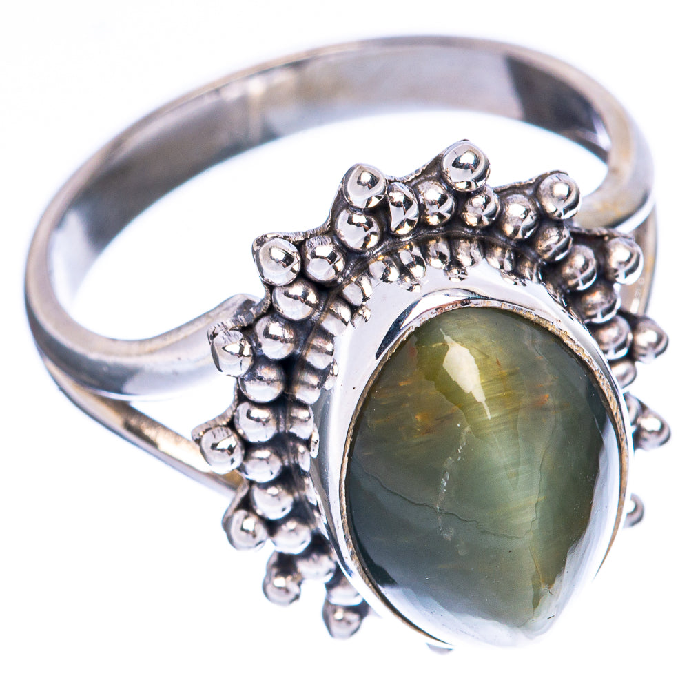 Cat Eye Ring Size 9 (925 Sterling Silver) R2013