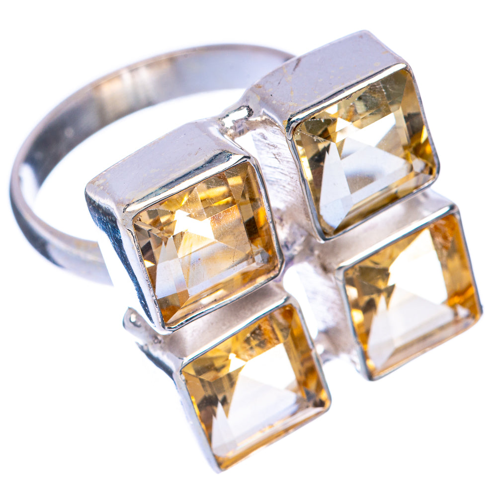 Huge Citrine Ring Size 9 (925 Sterling Silver) R144938