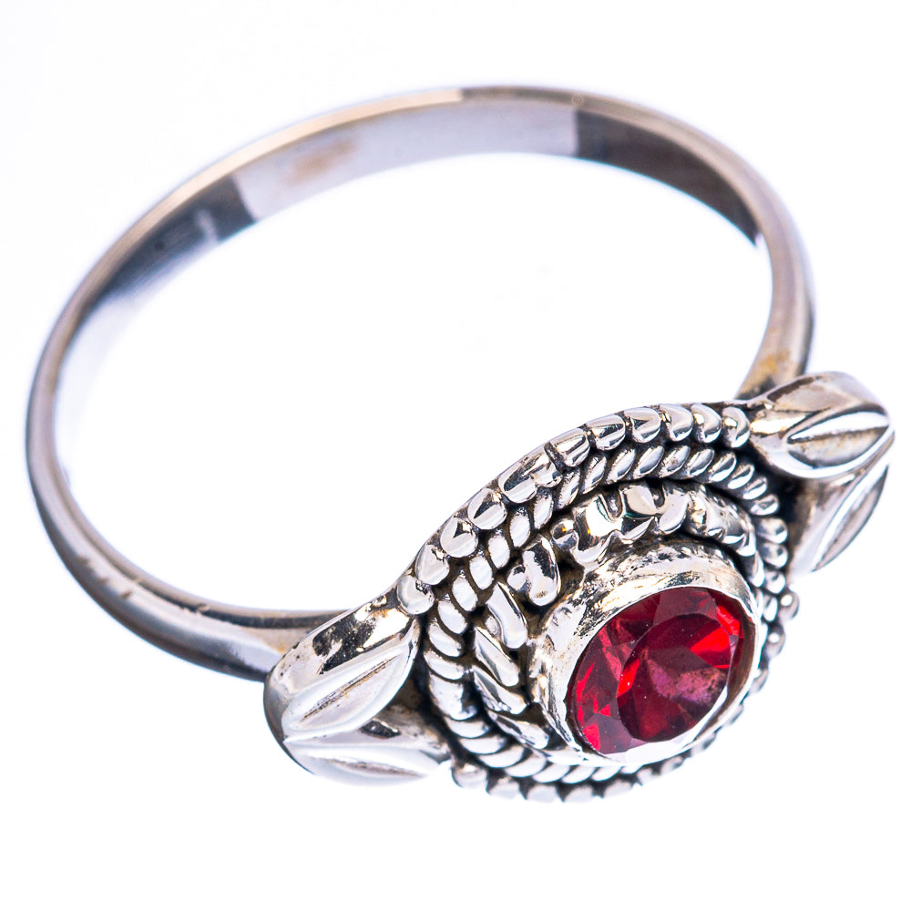Value Garnet Ring Size 8 (925 Sterling Silver) R3173