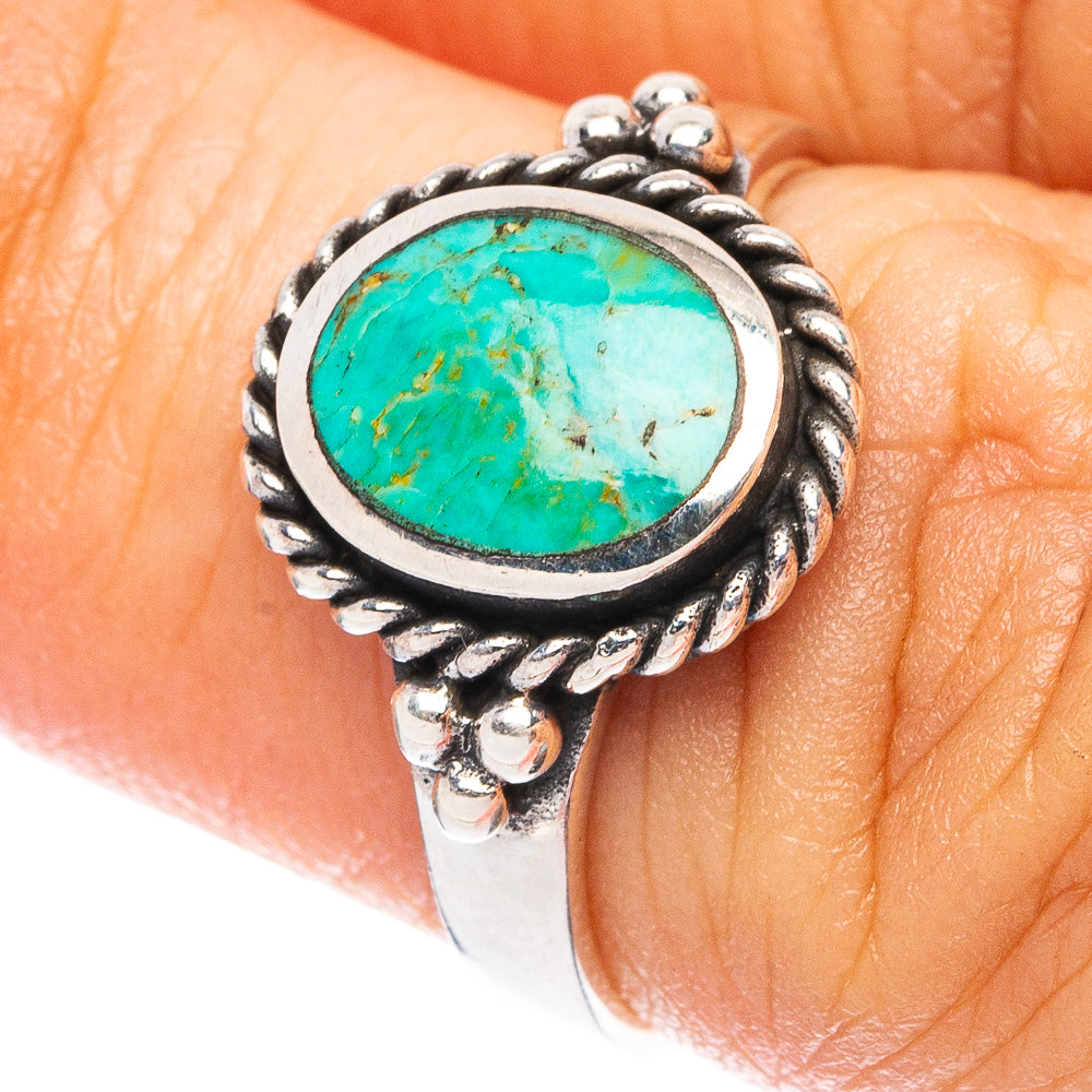 Rare Arizona Turquoise Ring Size 5.75 (925 Sterling Silver) R4952