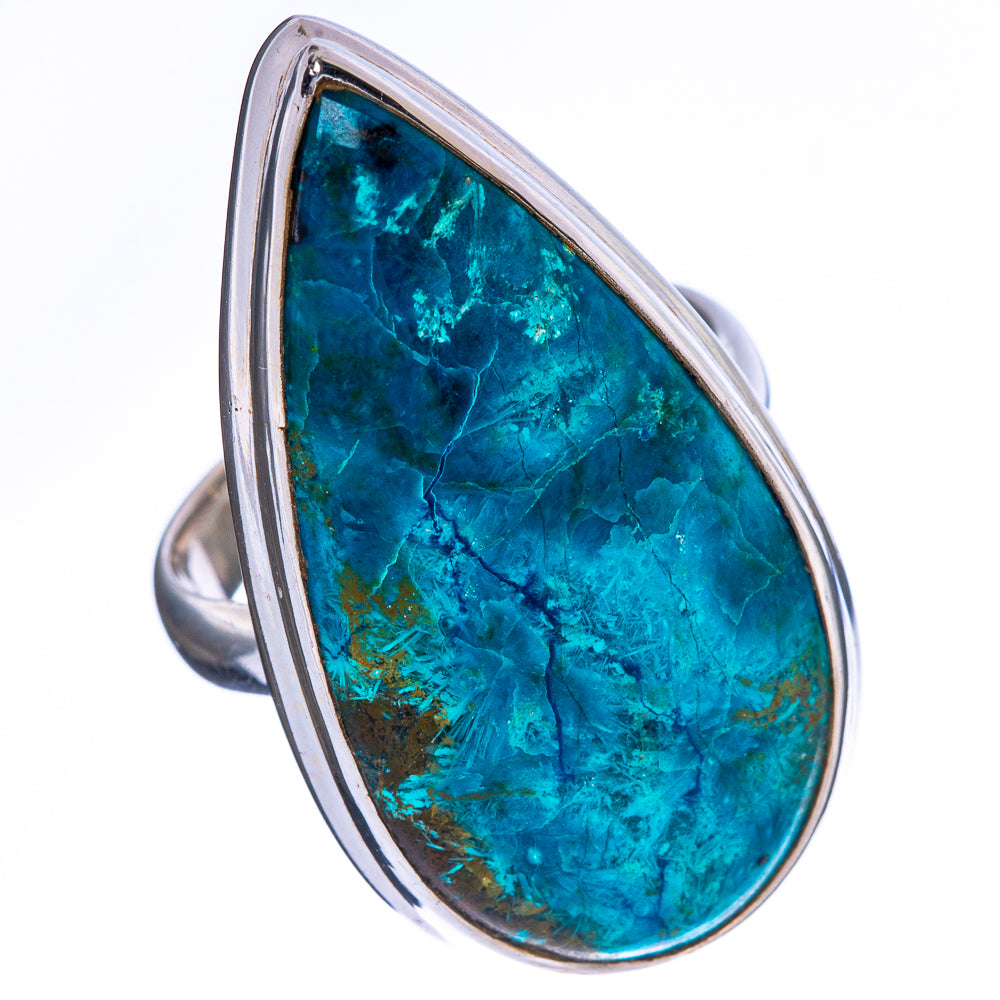 Chrysocolla Ring Size 7 (925 Sterling Silver) R1417