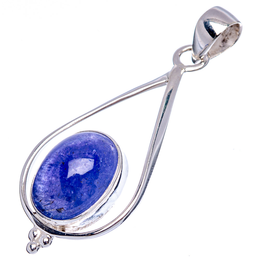 Rare Premium Tanzanite Pendant 2" (.925 Sterling Silver)