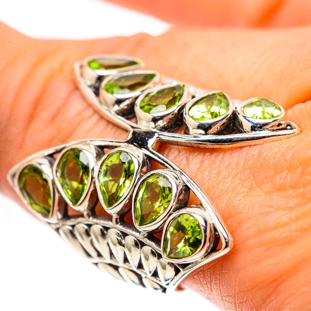 Large Peridot Ring Size 9.75 (925 Sterling Silver) RING138896