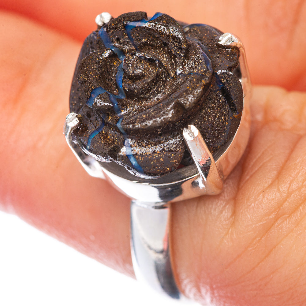 Boulder Opal Ring Size 6.5 (925 Sterling Silver) R145131