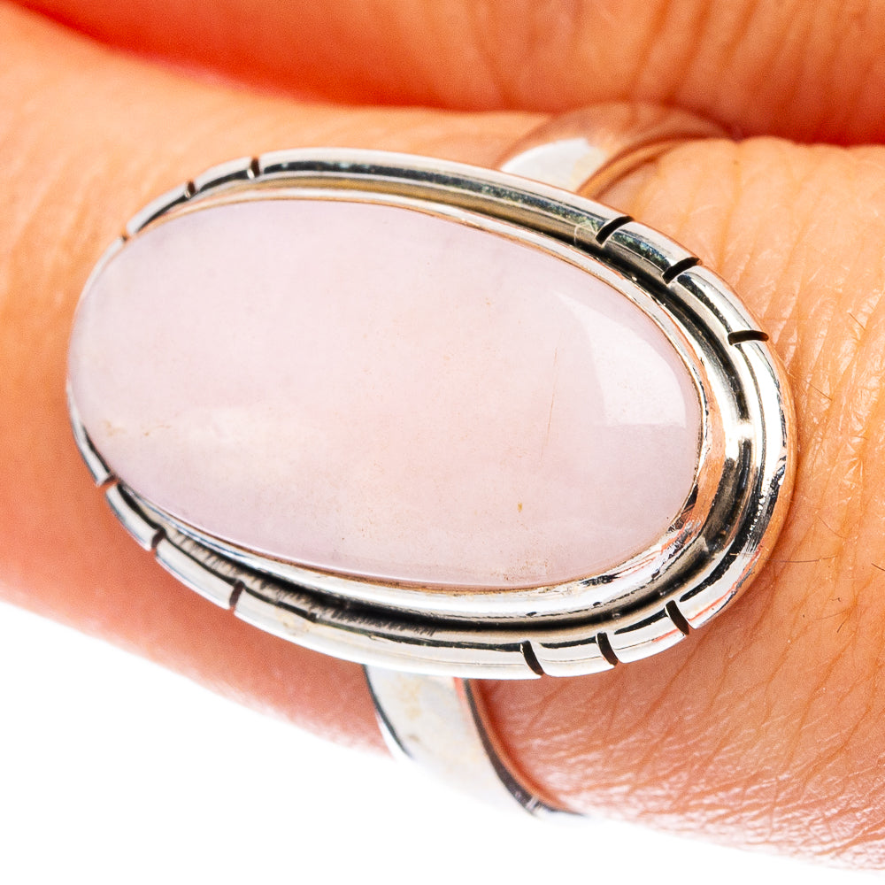Pink Opal Ring Size 7.75 (925 Sterling Silver) R4985