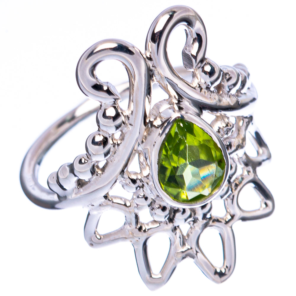 Asc Premium Peridot Ring Size 5.75 (925 Sterling Silver) R3513