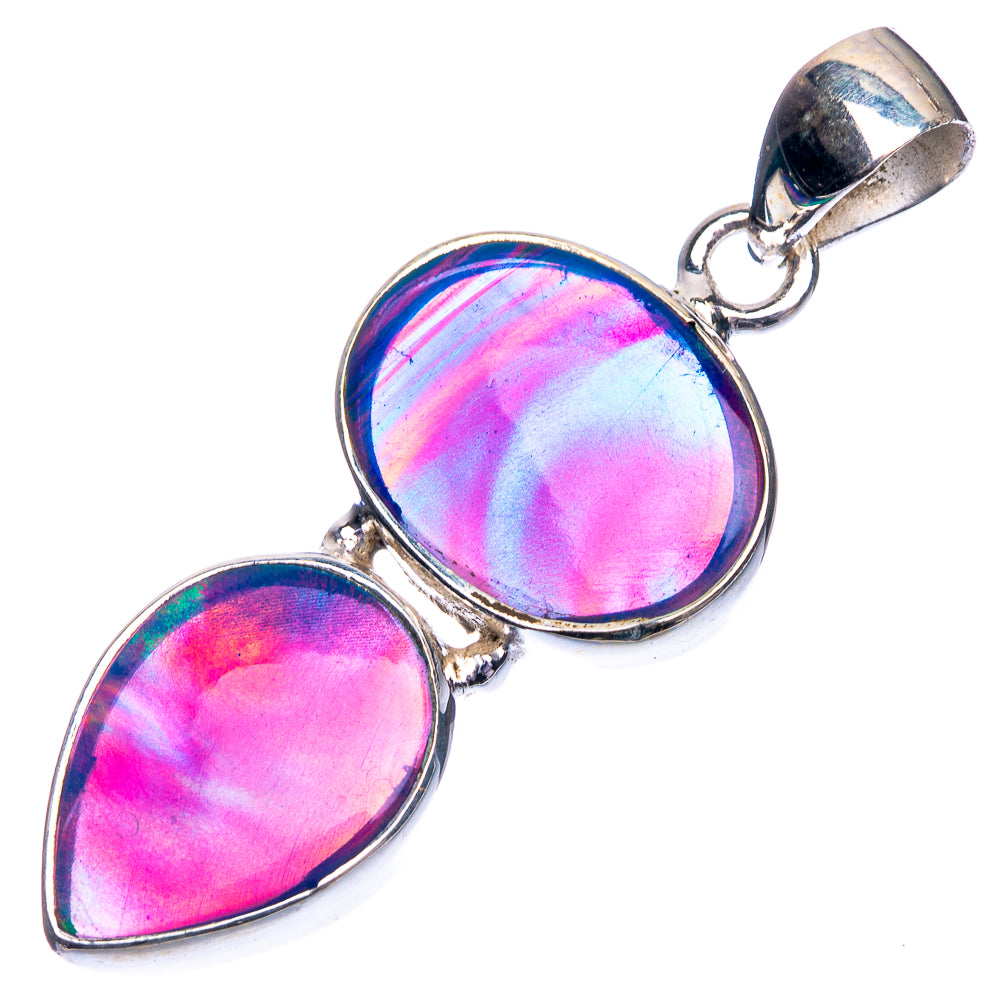 Aura Opal Pendant 1 5/8" (925 Sterling Silver) P39176