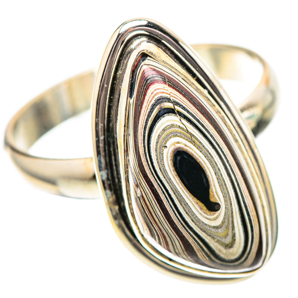 Fordite Ring Size 11.75 (925 Sterling Silver) RING139031