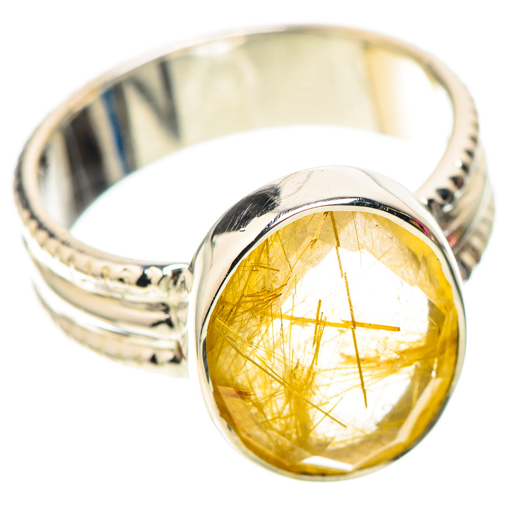 Premium Rutilated Quartz Ring Size 6 (925 Sterling Silver) RING138248