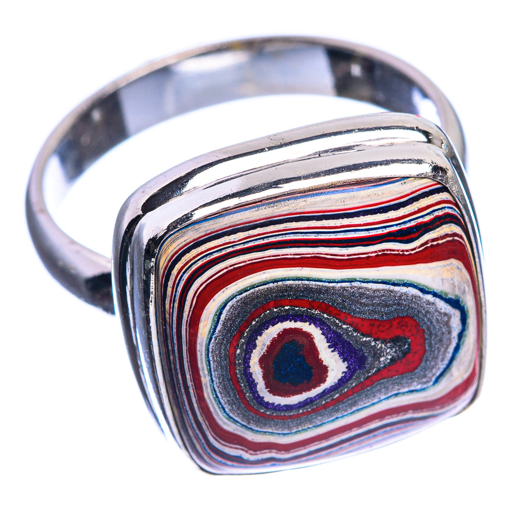 Fordite Ring Size 8.75 (925 Sterling Silver) R144133