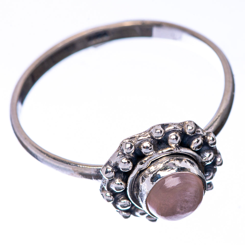 Rose Quartz Dainty Ring Size 8.5 (925 Sterling Silver) R145177