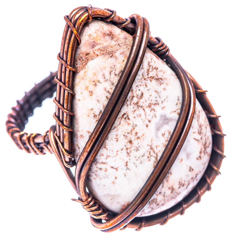 Rosetta Jasper Ring Size 8 (Oxidized Copper)