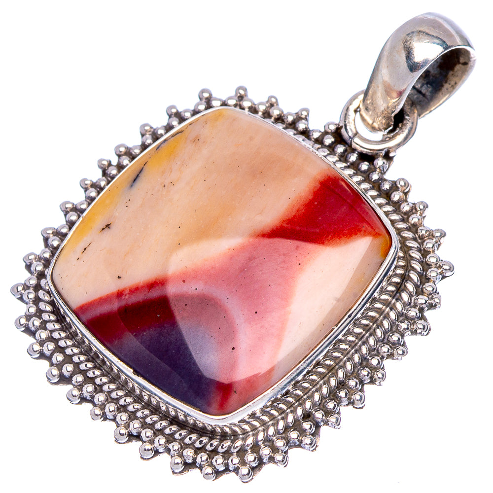 Mookaite Pendant 1 3/8" (925 Sterling Silver) P40501