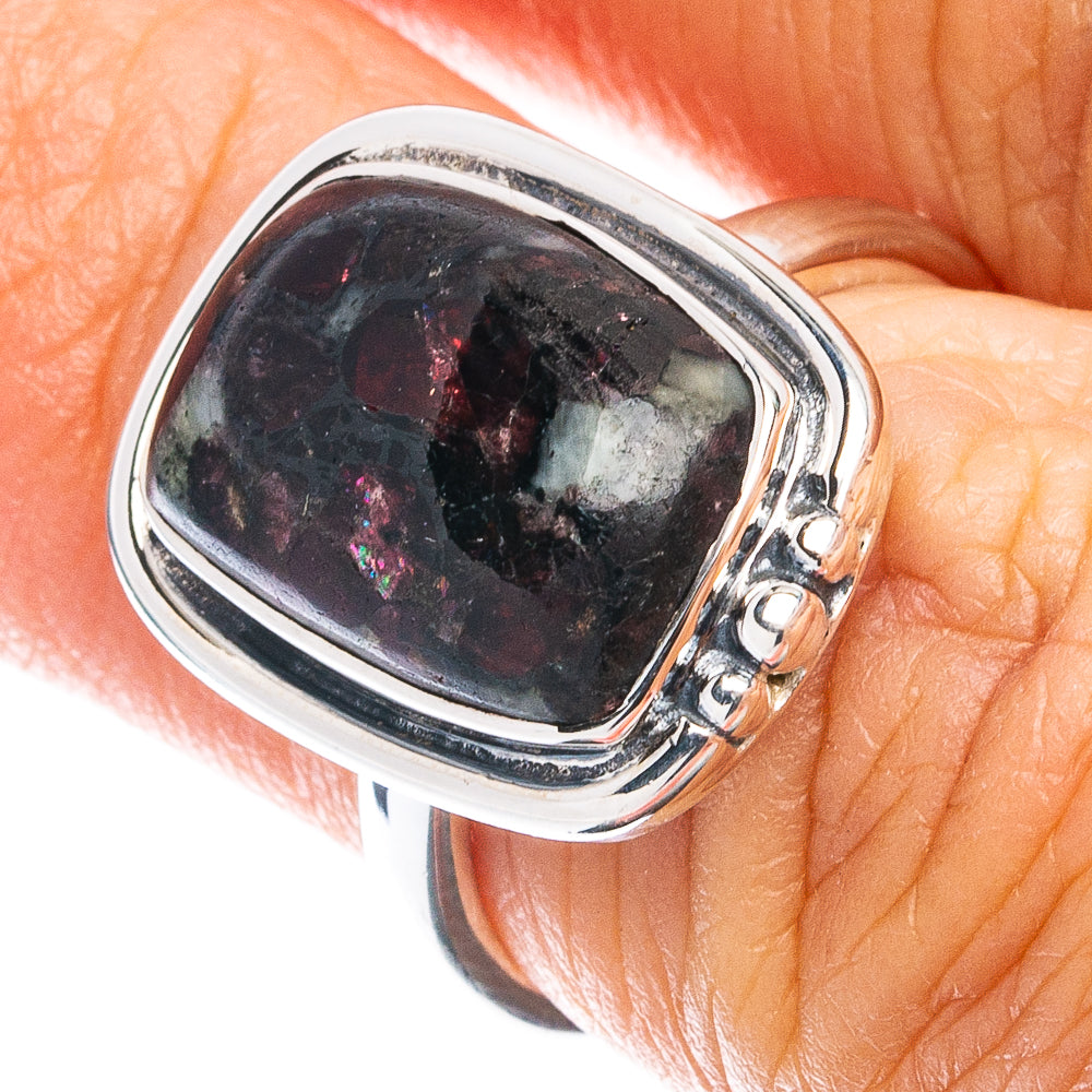 Premium Russian Eudialyte Ring Size 6 (925 Sterling Silver) R8022