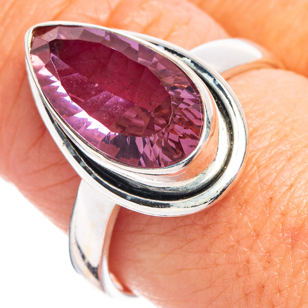Alexandrite Lab Created Ring Size 8.5 (.925 Sterling Silver)