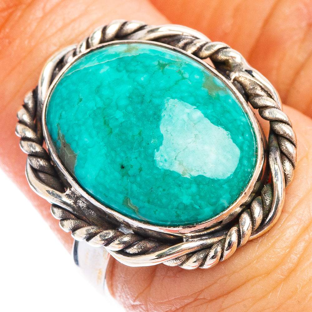 Rare Kingman Turquoise Ring Size 6.75 (.925 Sterling Silver)