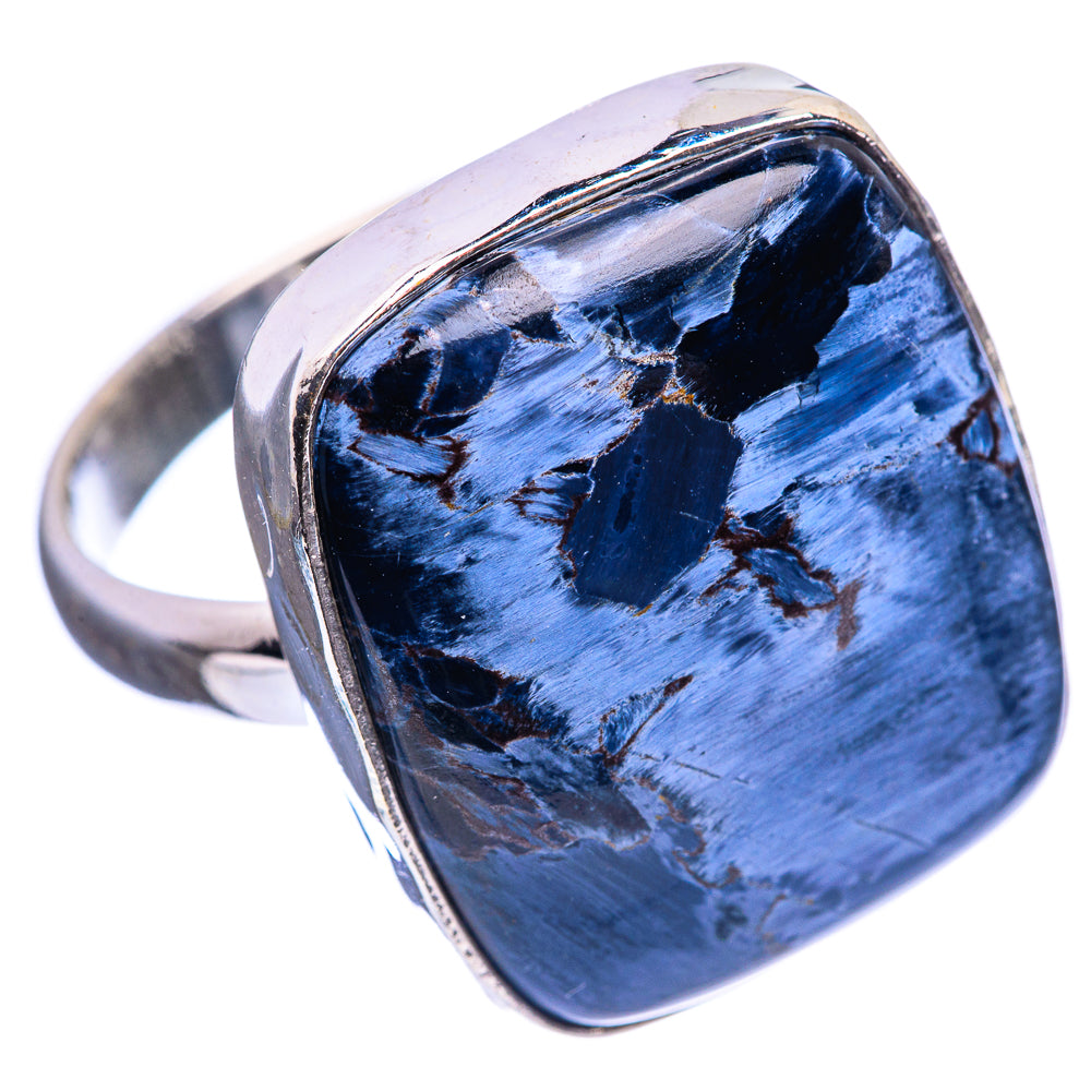 Large Pietersite Ring Size 13.5 (925 Sterling Silver) R142996