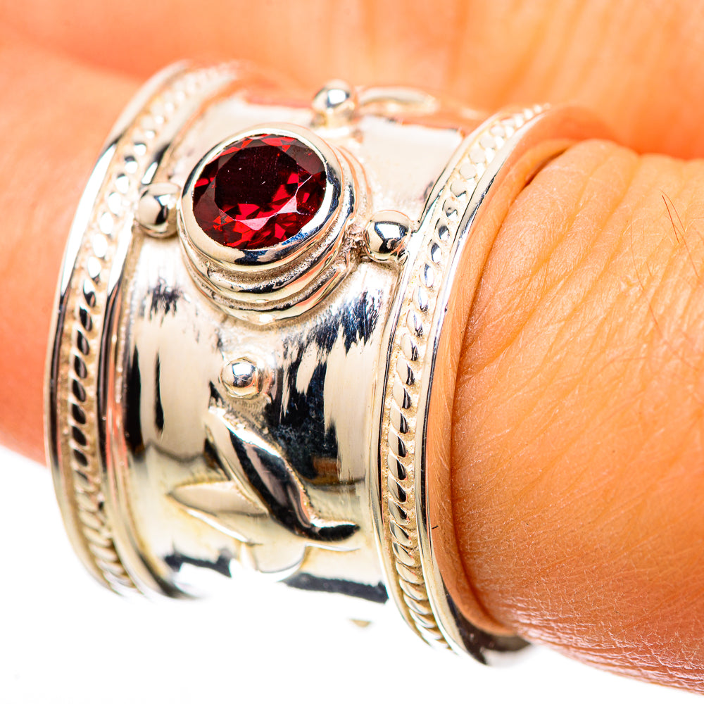 Garnet Ring Size 6.75 (925 Sterling Silver) RING138993