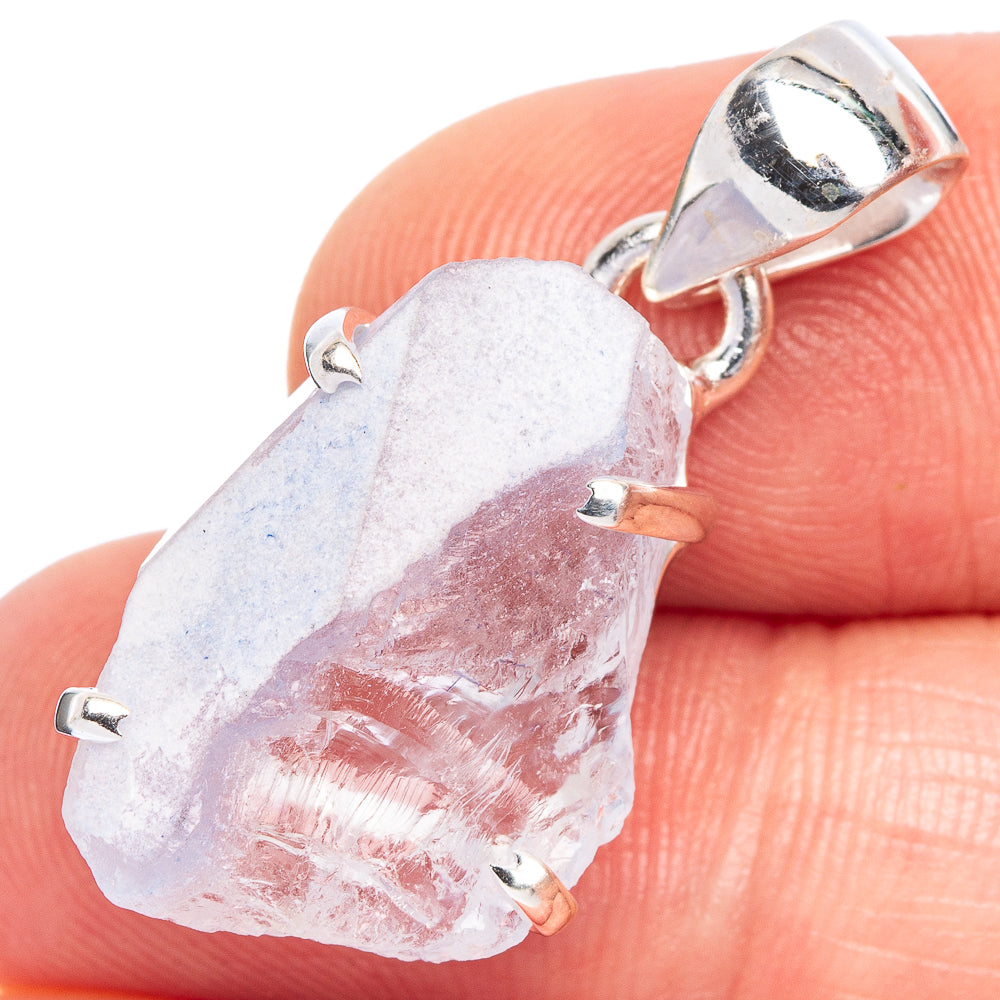 Rare Dumortierite Pendant 1 1/4" (925 Sterling Silver) P41543